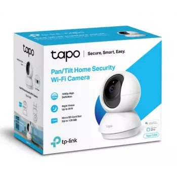 TP-Link Tapo Pan/Tilt mājas drošības WiFi kamera, IP drošības kamera, Iekštelpu, Bezvadu, 2400 MHz, FCC, IC, CE, NCC, Griesti