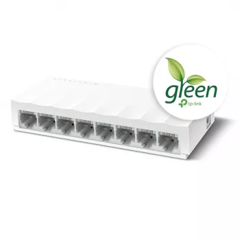 TP-Link LS1008 8 portu 10/100Mbps tīkla slēdzis (nekonfigurējams)