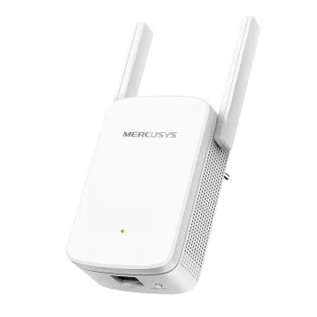 Bezvadu tīkla diapazona paplašinātājs MERCUSYS ME30 AC1200 — divjoslu 802.11b/g, 2 ārējās antenas, 1x RJ-45