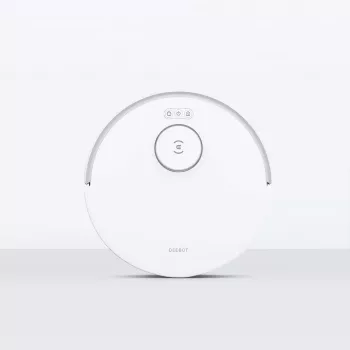 Robotputekļsūcējs Ecovacs DEEBOT N20 — LDS navigācija, 8000 Pa, 5200 mAh, 300 min darbība, OZMO slaucīšana, 0,4 L putekļu tvertne, balts