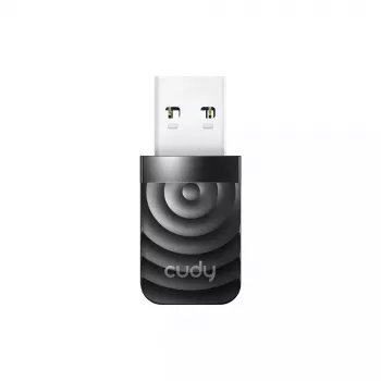 Bezvadu USB tīkla adapteris Cudy WU1300S, divjoslu 2.4/5 GHz, Wi‑Fi 5 (802.11ac), 867 Mbps, RTL8812BU