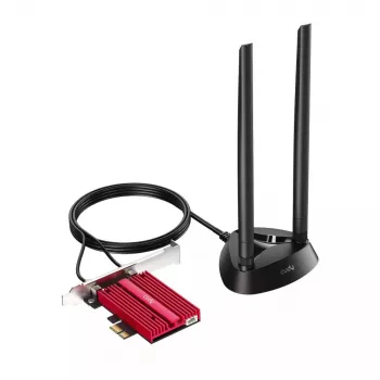 Iekšējā WLAN/Bluetooth tīkla karte Cudy WE4000 — PCIe, Intel AX200, Wi‑Fi 6 trīsjoslu (2.4/5/6 GHz), 2400 Mbit/s, Bluetooth 5.0