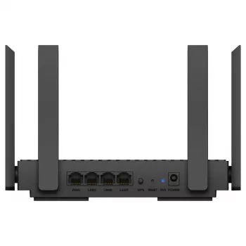 Galda maršrutētājs Cudy WR1500 — divu joslu (2,4/5 GHz), Wi‑Fi 6/4, 4x Gigabit LAN, MU‑MIMO, ārējās antenas