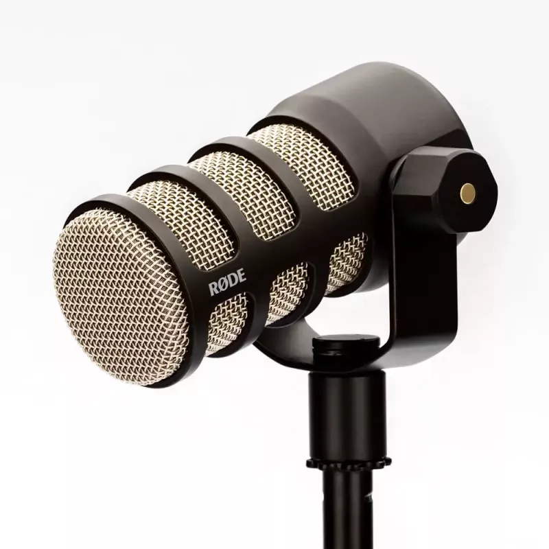 Dinamiskais mikrofons RØDE PodMic — kardioīds, XLR-3, 20–20 000 Hz, balansēta izeja, 937 g, melns