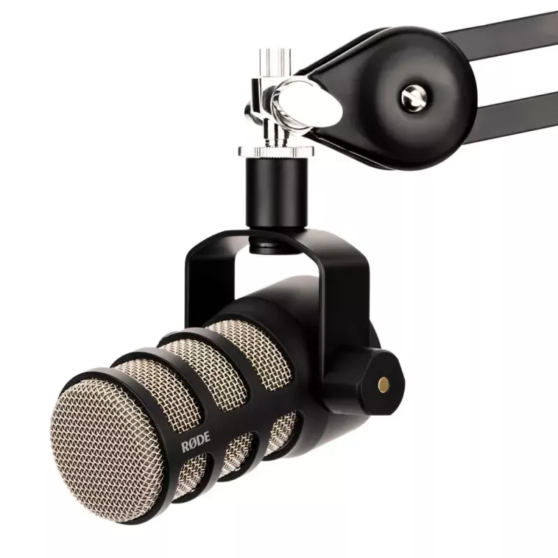 Dinamiskais mikrofons RØDE PodMic — kardioīds, XLR-3, 20–20 000 Hz, balansēta izeja, 937 g, melns