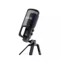 Kondensatora USB PC mikrofons RØDE NT-USB+ — kardioīds, 24 biti/48 kHz, 20–20000 Hz, 3.5 mm austiņu izeja, USB-C, melns
