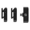 Bezvadu piespraužamais mikrofons Rode Wireless Micro Black — omnidirekcionāls, 100 m darbības rādiuss, 7 h akumulators, 48 kHz/24-bit