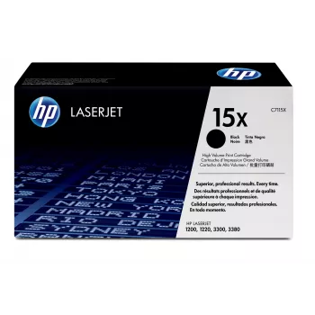 HP 15X High Yield Black Original LaserJet Toner kasetne, 3500 lpp, Melna, 1 gab.