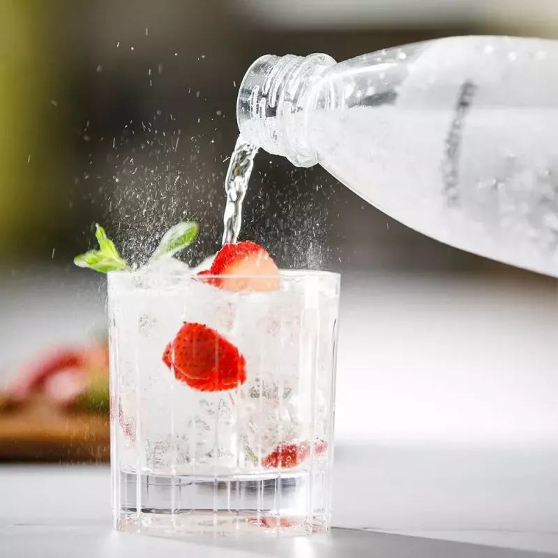 Sodas ražotājs SodaStream ART Black Steel 1L oglekļa dioksīda balons 60L