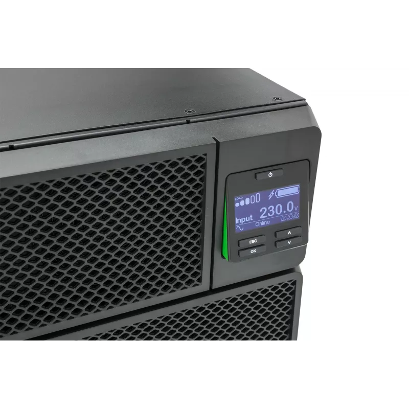 APC Smart-UPS On-Line SRT5KRMXLI - 5000VA, 6x C13, 4x C19 izeja, statīvā montējams, iebūvēts NMC