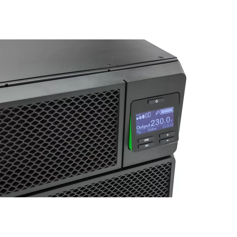 APC Smart-UPS On-Line SRT5KRMXLI - 5000VA, 6x C13, 4x C19 izeja, statīvā montējams, iebūvēts NMC