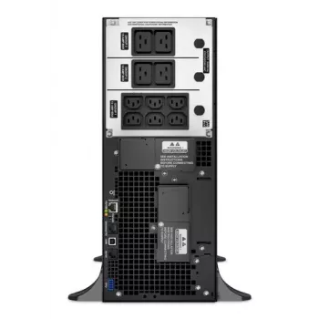 APC Smart-UPS On-Line, 6kVA/6kW, Torņa, 230V, 6x C13+4x C19 IEC kontaktligzdas, Tīkla karte+SmartSlot, Pagarināts darbības laiks, Bez sliežu komplekta