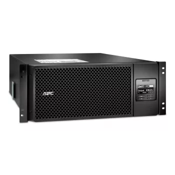 APC Smart-UPS On-Line SRT6KRMXLI - 6kW/VA, 6x C13 + 4x C19 + cietvadu 1 fāzes izeja, plauktā montējams, iebūvēta tīkla karte