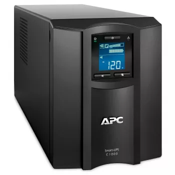 APC Smart-UPS C 1000VA line-interactive torņa UPS, 230V, 8x IEC C13, AVR, grafiskais LCD