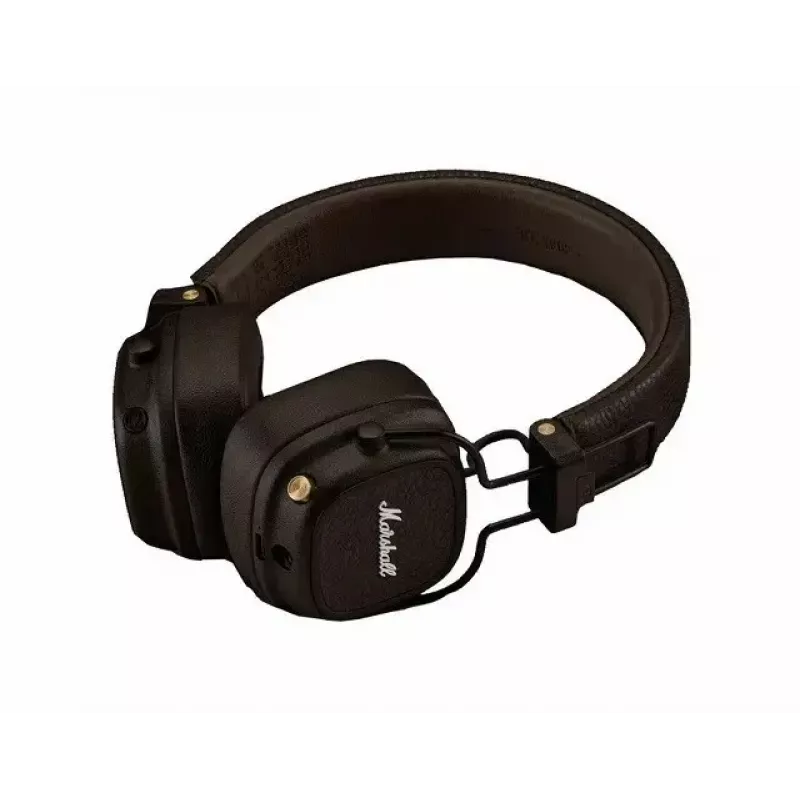 Marshall Major V austiņas ar Bluetooth, Bluetooth 5.3, 100 h akumulators, 3,5 mm, 32 Ω, brūnas
