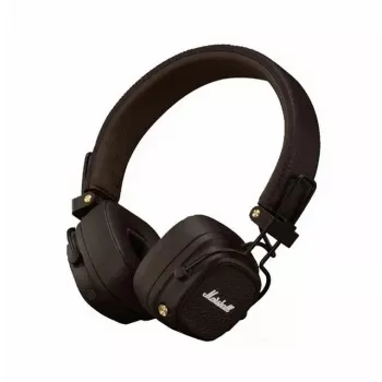 Austiņas MARSHALL Major V — bezvadu Bluetooth 5.3, 100 h akumulators, USB-C, 3,5 mm, 32 Ω, 40 mm draiveri, bronzas