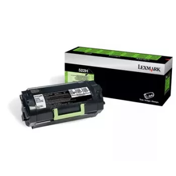 Tonera kasetne Lexmark 522H 3000 lpp Melna