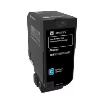 Lāzera tonera kasetne Lexmark 74C2SCE 3000 lpp Ciāna
