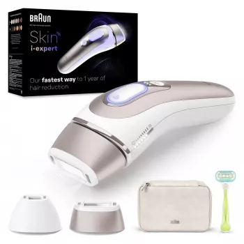 Braun Skin i-expert PL7147 IPL matu noņemšanas iekārta, rožu zelta/balta