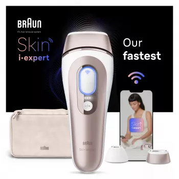 Braun Skin i-expert PL7147 IPL matu noņemšanas iekārta, rožu zelta/balta