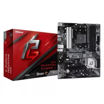 ASRock B550 Phantom Gaming 4 AMD B550 Socket AM4 ATX mātesplate