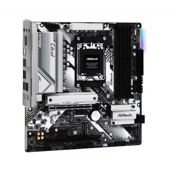 Mātesplate ASRock B650M Pro RS — AMD B650, Socket AM5, micro ATX, DDR5, 4x DIMM, 128 GB, 2.5Gb LAN, 1x M.2, HDMI, DP