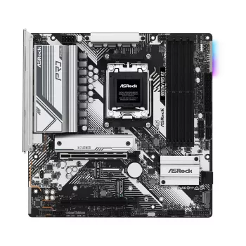 Mātesplate ASRock B650M Pro RS — AMD B650, Socket AM5, micro ATX, DDR5, 4x DIMM, 128 GB, 2.5Gb LAN, 1x M.2, HDMI, DP