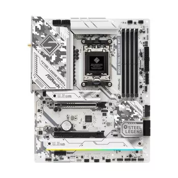 Mātesplate ASRock B650 Steel Legend WiFi — AMD B650, Socket AM5, ATX, DDR5, 4x DIMM, 192GB, Wi‑Fi 6E, 2.5Gb LAN