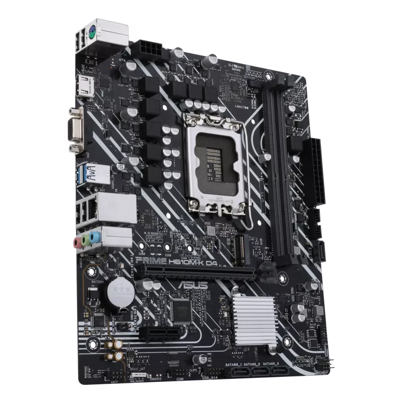 ASUS PRIME H610M-K D4 Intel H610 LGA 1700 micro ATX mātesplate