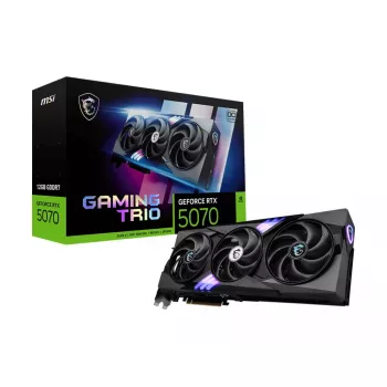 Grafikas karte MSI GeForce RTX 5070 12 GB GDDR7 PCIe 5.0, 6144 CUDA, 2610 MHz, 3xDP 1xHDMI, 338×140×50 mm