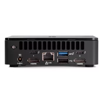Mini PC bezoperētājsistēmas ASUS NUC 12 Pro Slim Kit RNUC12WSKI700002I — Intel Core i7-1260P, atbalsta 64 GB DDR4, 2x M.2 SSD, Wi‑Fi 6E, Thunderbolt 4