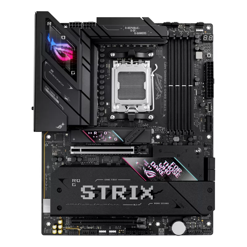 Datora mātesplate ASUS ROG STRIX B850-E GAMING WIFI AMD B850 AM5, ATX, DDR5, Wi-Fi 7, 5Gb LAN