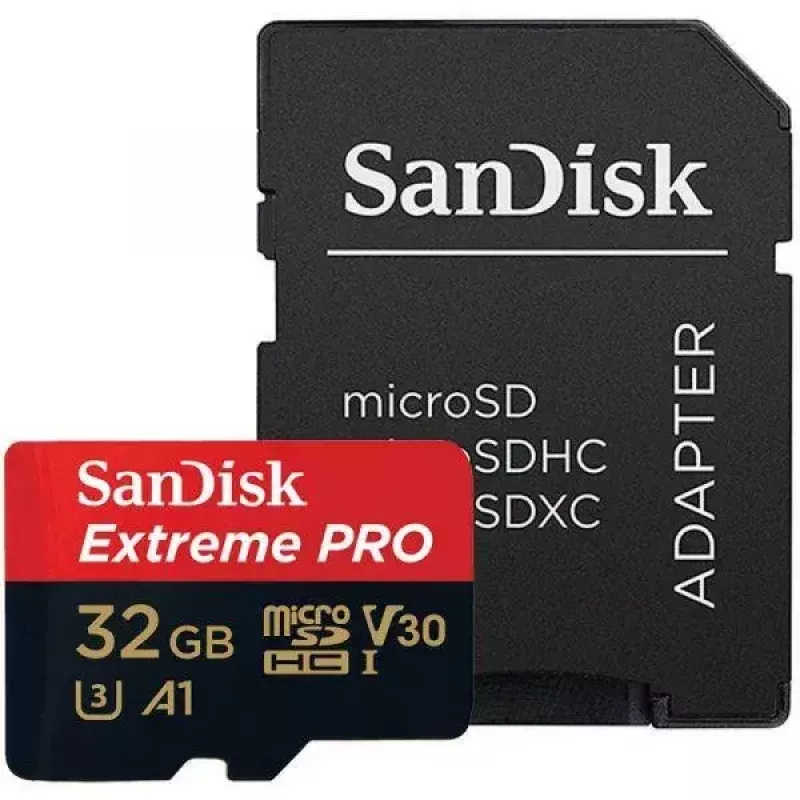 SanDisk Extreme Pro 32GB MicroSDHC UHS-I Class 10 atmiņas karte SDSQXCG-032G-GN6MA