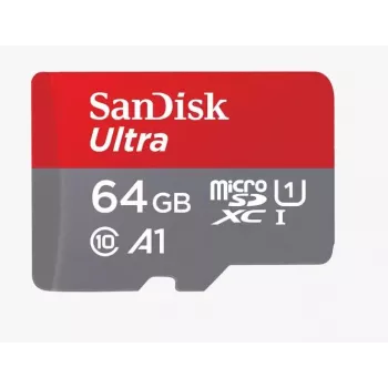 Atmiņas karte SanDisk 64GB MicroSDXC UHS-I Class 10 SDSQUAB-064G-GN6MA