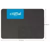 CRUCIAL BX500 240GB SSD, 2.5 inch 7mm, SATA 6 Gb/s, Lasīšana/Rakstīšana: 540 / 500 MB/s