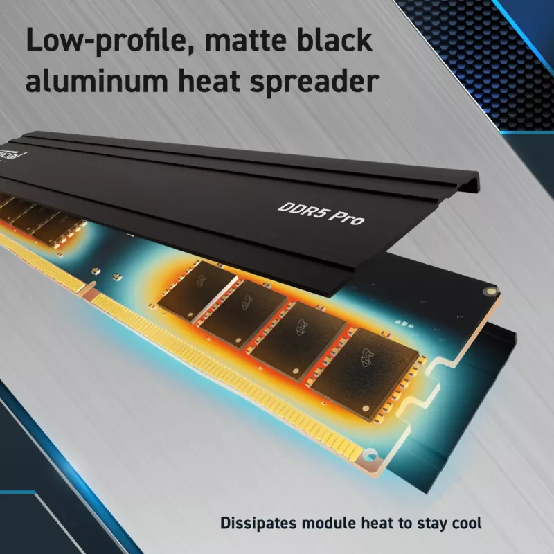 Crucial Pro 96GB komplekts (2x48GB) DDR5-5600 UDIMM