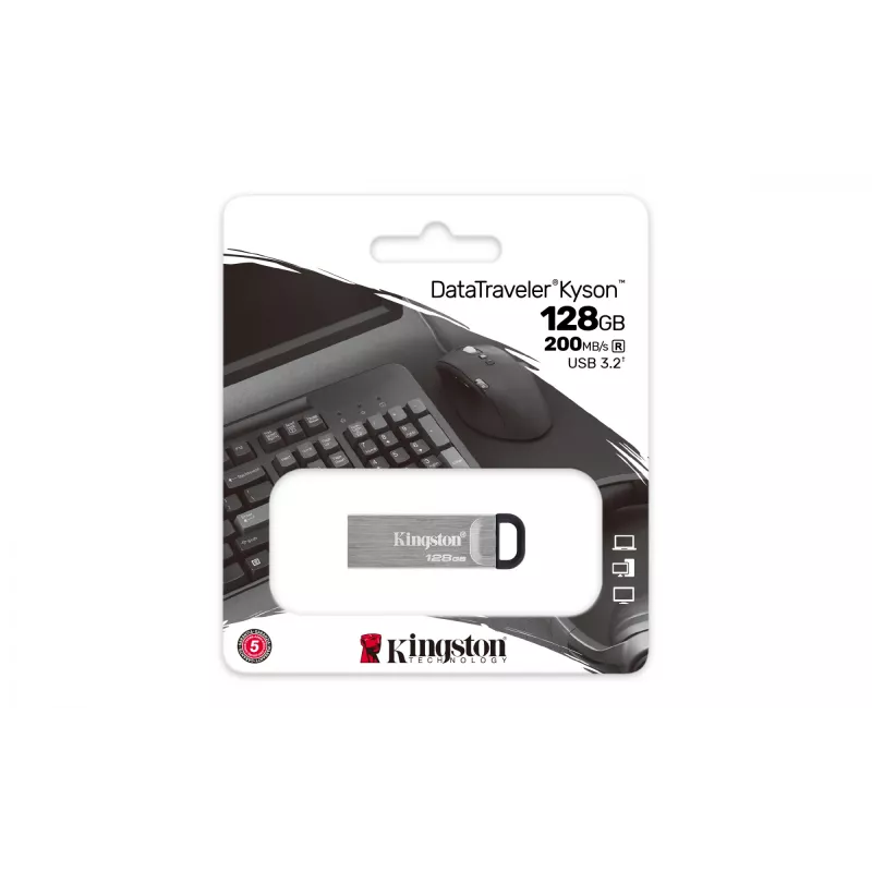 Kingston DataTraveler Kyson 128GB USB 3.2 zibatmiņa