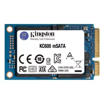 Kingston KC600 512GB mSATA SSD SATA3