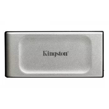 Kingston XS2000 2TB portabls SSD, USB-C 3.2 Gen 2x2, 2000 MB/s, melns/sudrabs
