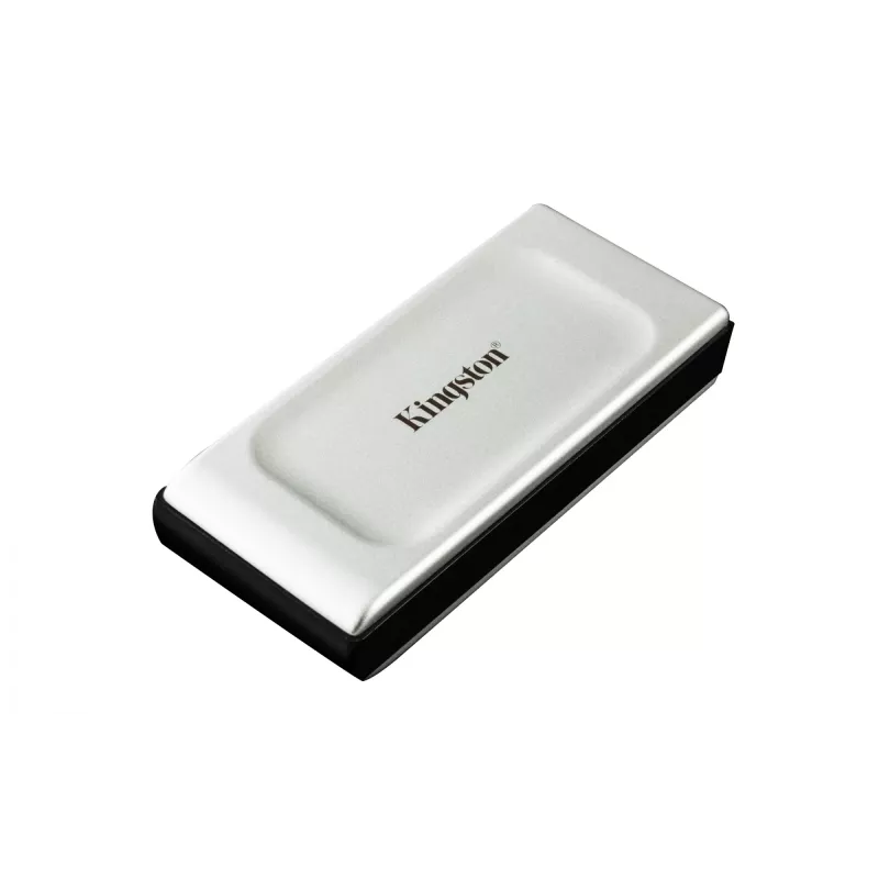Kingston XS2000 portatīvais SSD, 1 TB, USB 3.2 Gen 2x2, 2000 MB/s, melns/sudrabs