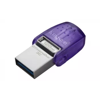Kingston Technology DataTraveler 128GB microDuo 3C 200MB/s divkāršs USB-A + USB-C