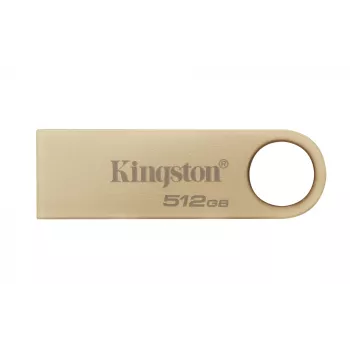 Kingston DataTraveler SE9 G3 512GB USB 3.2 Gen 1 metāla zibatmiņa (220MB/s lasīšana, 100MB/s rakstīšana)