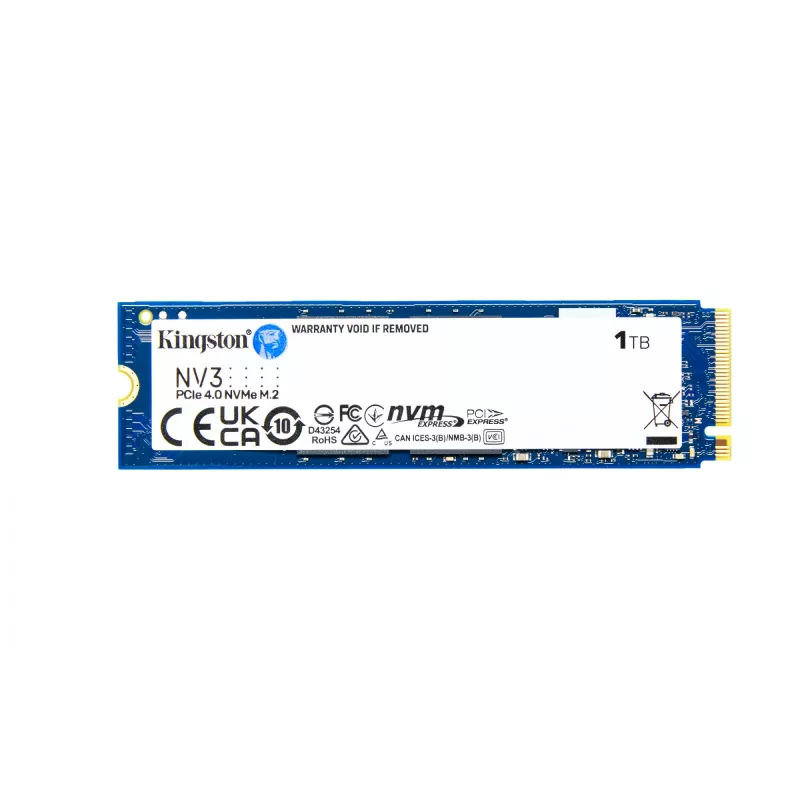 SSD disks Kingston 1TB M.2 NVMe NV3