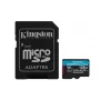 Kingston Technology 128GB microSDXC Canvas Go Plus Gen4 200MB/s A2 U3 V30 karte + adapteris