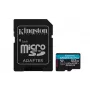 Kingston Technology 512GB microSDXC Canvas Go Plus Gen4 200MB/s A2 U3 V30 Karte + Adapteris