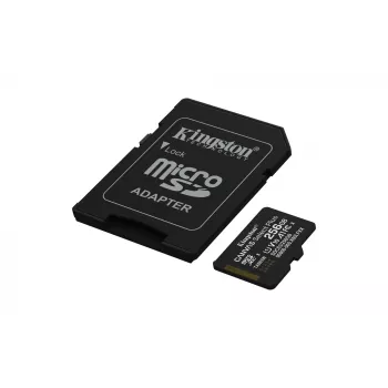MicroSDXC atmiņas karte KINGSTON 256GB UHS‑I Canvas Select Plus Gen3, Class 10, 150 MB/s, A1, V10