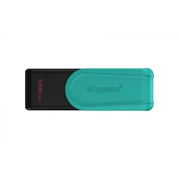 Kingston DataTraveler Exodia S 128GB USB 3.2 Gen 1 zibatmiņa (Melns/Tirkīzzils)