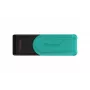 Kingston DataTraveler Exodia S 128GB USB 3.2 Gen 1 zibatmiņa (Melns/Tirkīzzils)