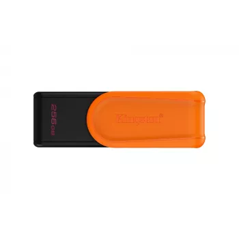 Kingston DataTraveler Exodia S 256GB USB 3.2 Gen 1 zibatmiņa (Melna/Oranža)