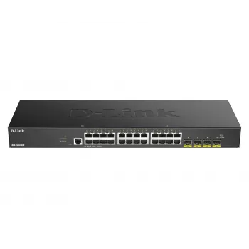 D-Link 24-portu Gigabit viedais pārvaldāmais slēdzis ar 4x 10G SFP+